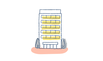 ビルのイラスト
